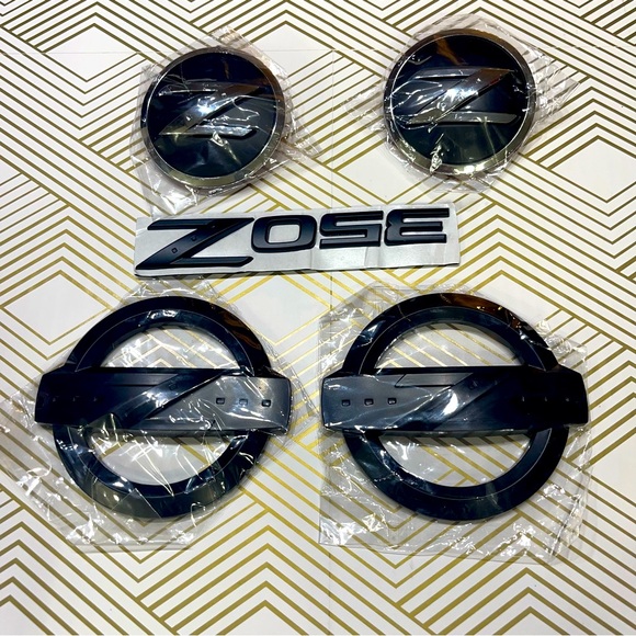 zose Other - NEW SET Black ZOSE emblem logo replacement Q13